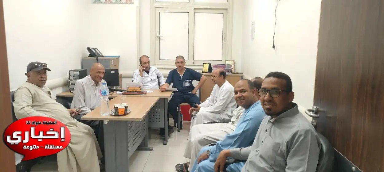 على عبدالباسط يترأس الاجتماع التنفيذى لوحدة طب أسرة الرزيقات