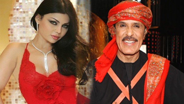 الفنانة اللبنانية هيفاء وهبي متزوجة من المطرب الخليجي عبد الله ب