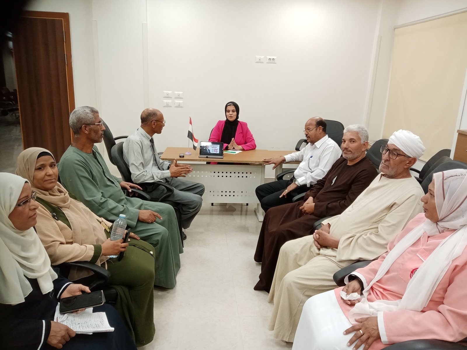 الاجتماع الأول لمجلس أمناء مركز تنمية وصحة الأسرة بالديمقراط بال