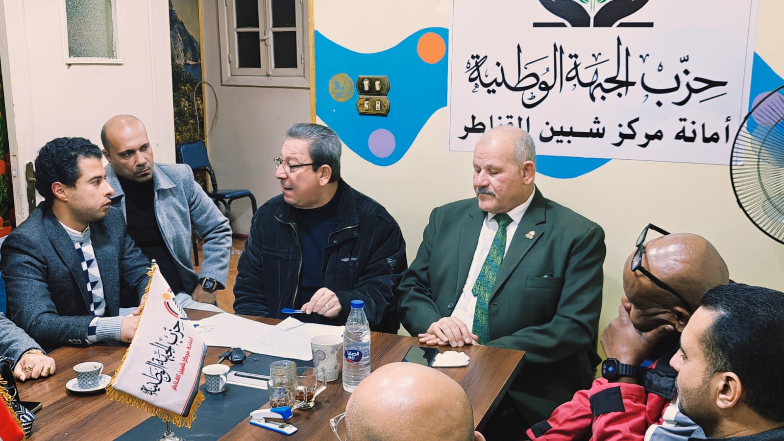 اجتماع حزب الجبهة الوطنية بامانه شبين القناطر 