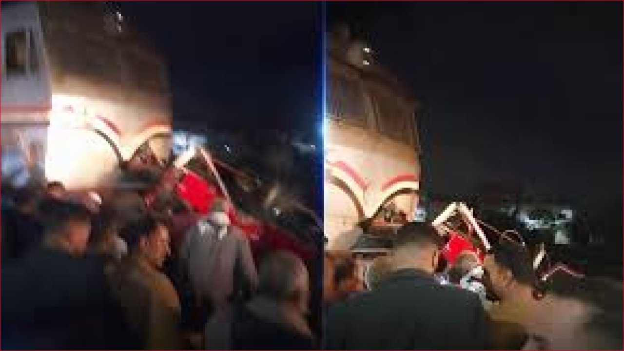 نجاة معجزة في المنوفية: قطار يصطدم بسيارة أجرة في سرس الليان وسط ذعر الأهالي