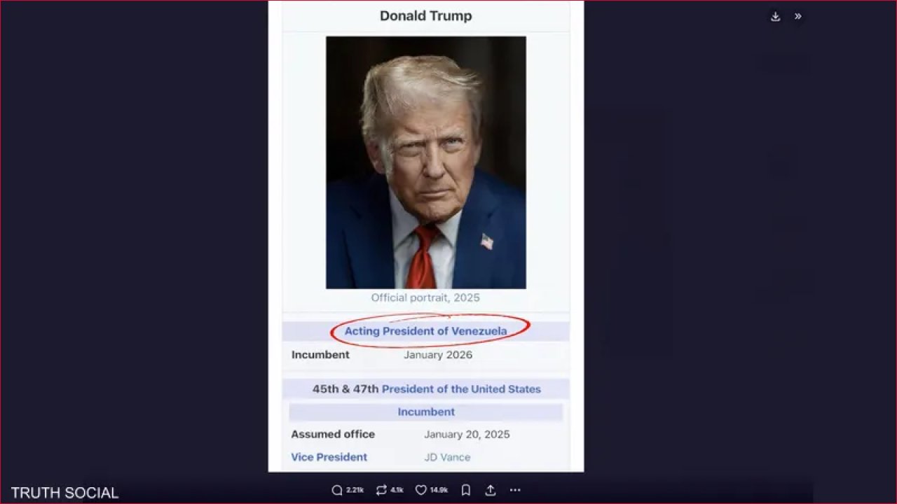 ترامب يثير جدلاً بتغريدة: "أنا رئيس فنزويلا بالوكالة".. هل يعيد تشكيل مستقبل كاراكاس؟