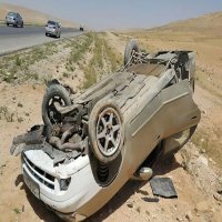 إصابة سيدة وابنتها فى انقلاب سيارة ملاكى على محور الضبعة 
