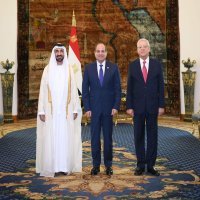 الرئيس السيسى يستقبل رئيس البرلمان العربى 