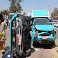 انقلاب سيارة نقل محملة بعدد من العمال في السنبلاوين 