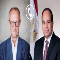الرئيس السيسى يهنئ المستشار الألمانى بفوزه بالانتخابات 