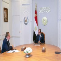 الرئيس السيسى يجتمع مع محافظ البنك المركزي 
